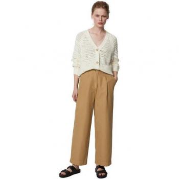 Denim‑Chino in Beige aus Baumwolle-Leinen-Mix – Marc O’Polo L
