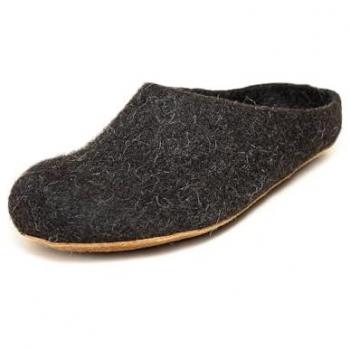 Magicfelt Herrenhausschuhe Gottstein 713 – Braun, EU 37, Wollfilz
