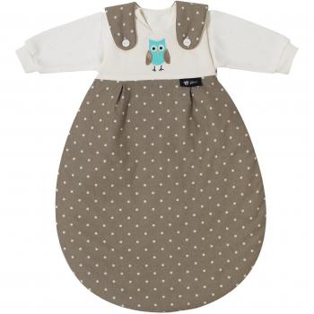 Alvi Baby Mäxchen Set, 3 Teile, Super-Soft Birds, beige, 68/74