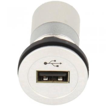 Blue LED Ring USB 2.0 Socket by Schlegel RRJ_USB_AA_B