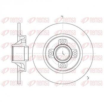 Disco Freno Posteriore REMSA 61058.00