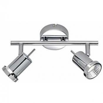 WOFI 2‑Spot LED-Deckenlampe – bewegliche Lichtstrahler, 5 W pro Spot