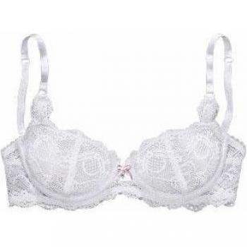 LASCANA Sexy Spitzen-BH, Damen, 80B, Weiß