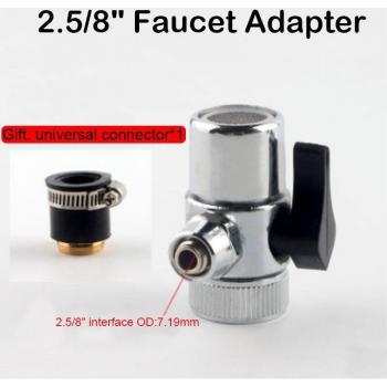 Valve RO 1/4 2,5 mm / 8 mm 3/8 Connecteur Robinet Filtre Inverseur Comptoir Unique Cut