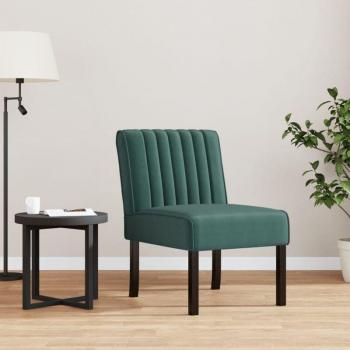 Sedia Pantofola Verde Scuro in Velluto – Tendenza Velvet