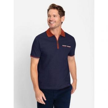Unifarbenes Kurzarmshirt für Herren