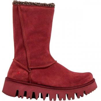 Botas Art 1805 Lux Suede para Mujer en color Burdeos con Cierre de Cremallera