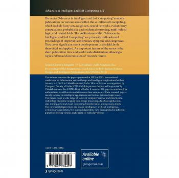 Proceedings of the International Conference on Information Systems Design and Intelligent Applications 2012 (India 2012) held in Visakhapatnam India January 2012