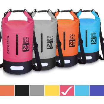 Blackace Dry Bag 30L WaterProof Dry Bag/Sack with Long Adjustable Strap (Rose-Black)