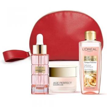 L'Oréal Paris Trousse Routine Éclat Age Perfect Golden Age pour Peaux Matures