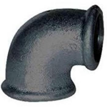 Raccord femelle coude malléable 90° noir 15x21