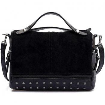 Retro Rivet PU Leather Handbag