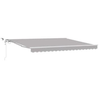 Tissu de Remplacement pour Auvent Vidaxl 4 × 3 m – Gris Clair, Compatibilité 400 × 300 cm