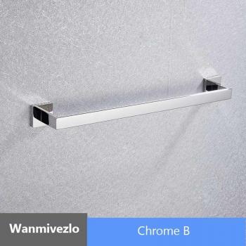 Colgador de pared mate negro para toallas