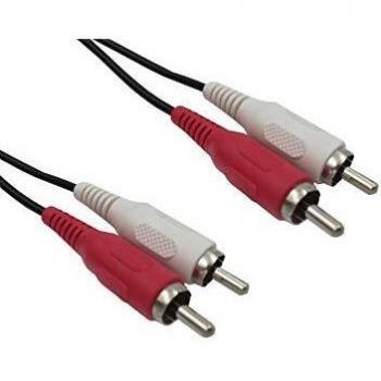 Câble audio TD® 2 x RCA mâle/mâle 2m50