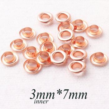 Ojales de Metal Rosa para Zapatos y Monederos