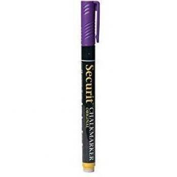 Small 1 mm Nib Violet Liquid Chalk Marker from Securit