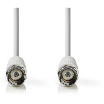NEDIS F-Male zu F-Male Satellitenkabel 3,0 m Weiß