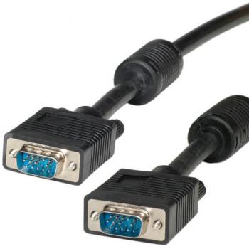 Conector VGA Roline HQ con ferrita HD15M 20 m – audio y vídeo