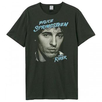 Vêtement adulte « Amplifié » Bruce Springsteen T-shirt noir carbone