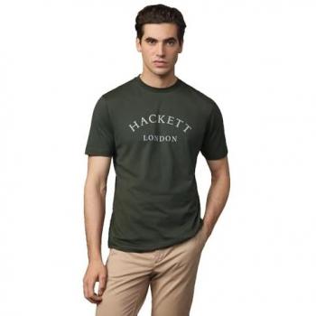 Hackett Green T‑shirt para Hombre – Corte Clásico S
