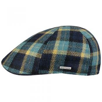 Stetson Men's Texas Genola Wool Check Flat Cap