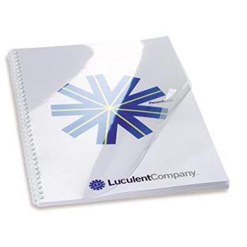 GBC HiClear Binding Covers, 180 micron, Clear, Pack of 100, A3