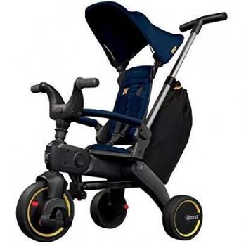 Liki Trike S3 – Il triciclo più compatto e versatile al mondo – [10 – 36 mesi] (Blu scuro)