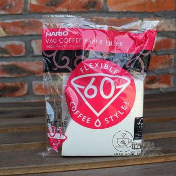 V60 Coffee Filter Paper 100 V01 Cone 1-2