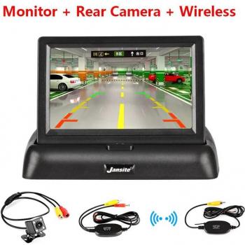 Pantalla de Coche 4.3 Pulgadas HD con Cámara de Reversa
