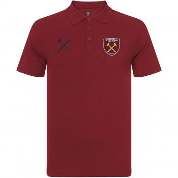 Red Crest Polo – West Ham United – Male Large