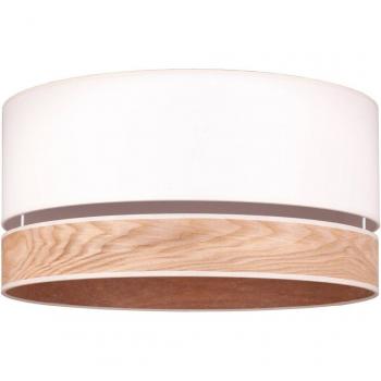 Euluna Levo Radiant Ceiling Light, 60 cm, Ash/Ecru Color