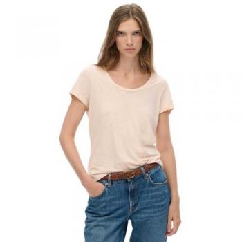 Superdry Studio Scoop Neck Tee für Frauen – 60% Baumwolle, 40% Lyocell