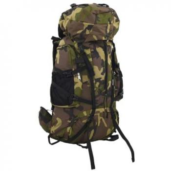 Mochila de Senderismo Tela Oxford 60L Caqui