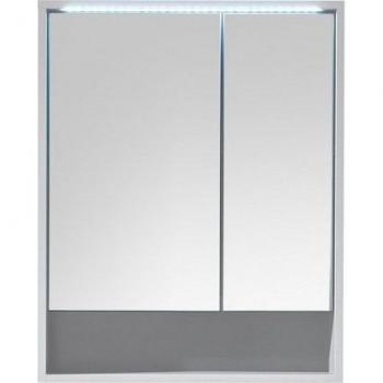 BASIC Lucera Spiegelregal – Balculina BxHxT 60×75×20 cm, LED‑Beleuchtung