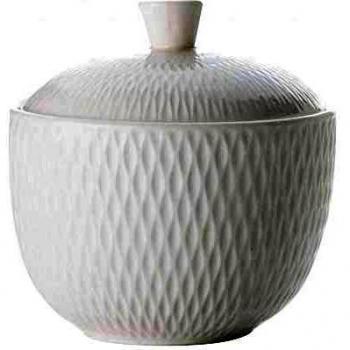 Maxwell & Williams DV0066 White Basics Diamonds Sugar Bowl 10 x 9.5 x 8.5 cm Porcelain