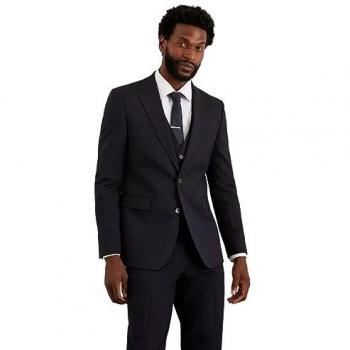 Burton Men's Navy Slim Fit Blazer