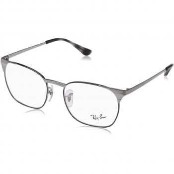 Ray‑Ban Montura Hombres 53 Negro Metalizado