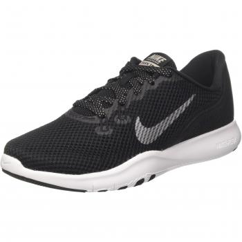 Damen-Fitnessschuhe von NIKE W Flex Trainer 7 MTLC in Schwarz und Dunkelgrau