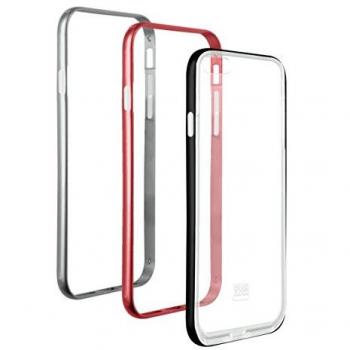 Lot Colorblock 3‑Bumpers en Argent – Compatibilité iPhone 6/7/8