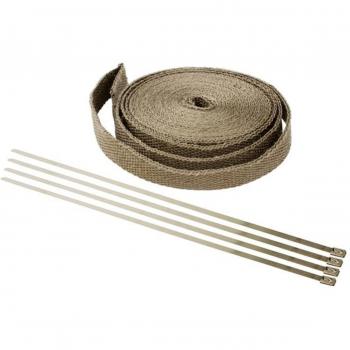 Accessoire BIKE IT STKHRT04 – Ruban d’échappement 2,5 cm x 15,2 m avec sangles en acier inoxydable