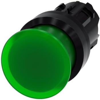Pulsante rotondo verde Siemens 22 mm – 3SU1001‑1A