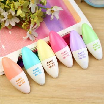 6PCS Kawaii Leaf Highlighter Set