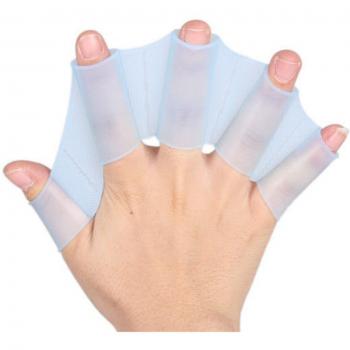Unisex Silicone Swimming Hand Fins