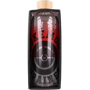 Bottiglia Vetro Pokémon 1030 ml Con Tappo Ermetico e Silicone