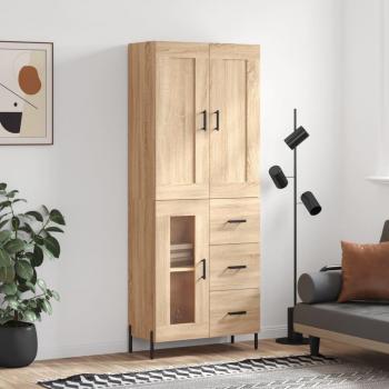 Vidaxl Aparador Alto en Madera Contrachapada