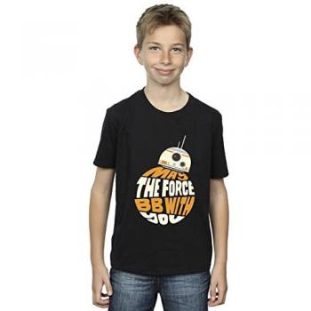 Vêtement Star Wars pour jeunes garçons : Le Pouvoir de BB8 (9-11) Noir