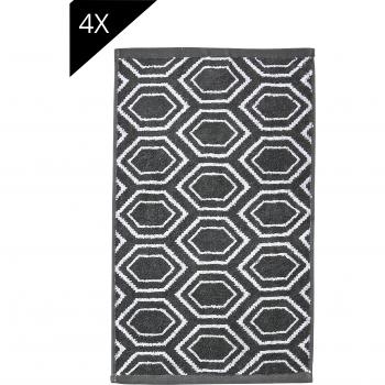 Gästehandtücher Ethno Jacquard 4er Set