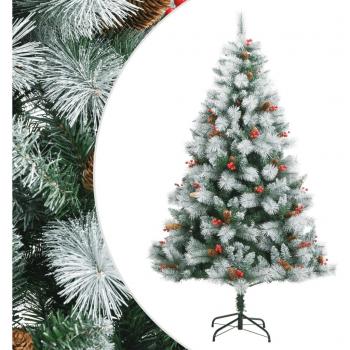 VidaXL Artificial Hinged Christmas Tree with Cones and Berries 82.7