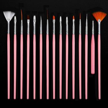 Kit de Pinceles para Pintura y Dibujo en Uñas